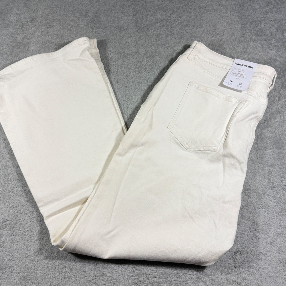 Elizabeth And James High Rise Flare Jeans Women 18-34 White WG01D005RW